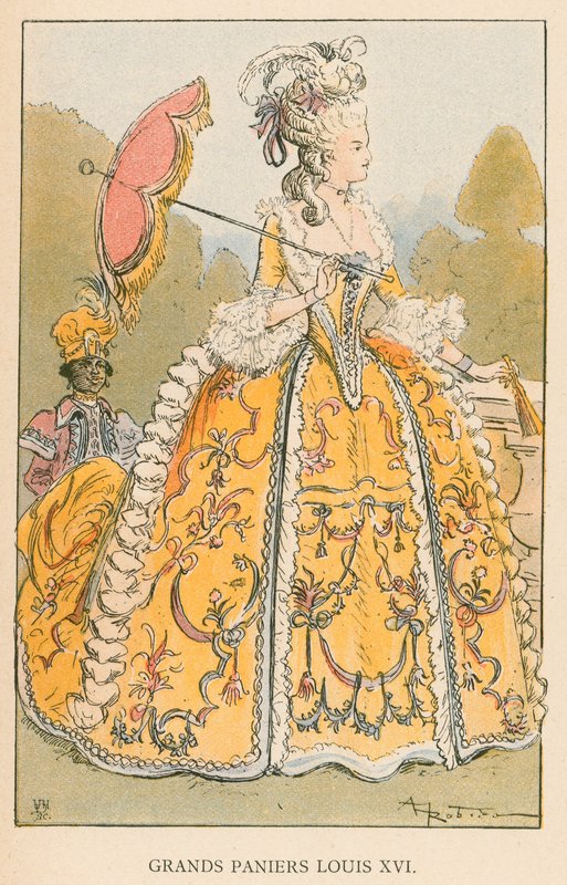 Duże kosze Ludwika XVI autorstwa Albert Robida