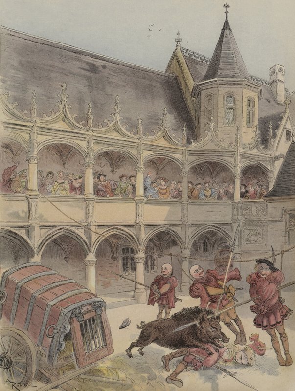 Dzik Amboise autorstwa Albert Robida