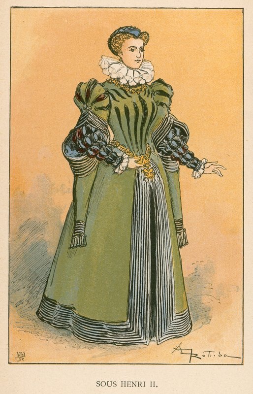 Sous Henri II autorstwa Albert Robida