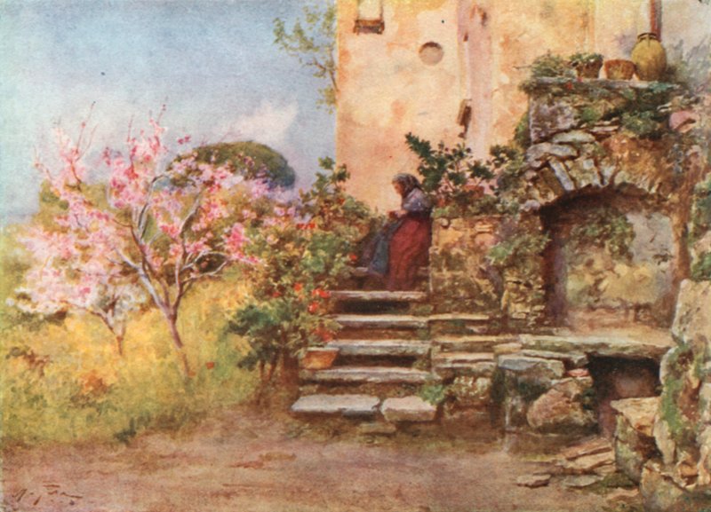 Ogród na Monte San Giuliano autorstwa Alberto Pisa