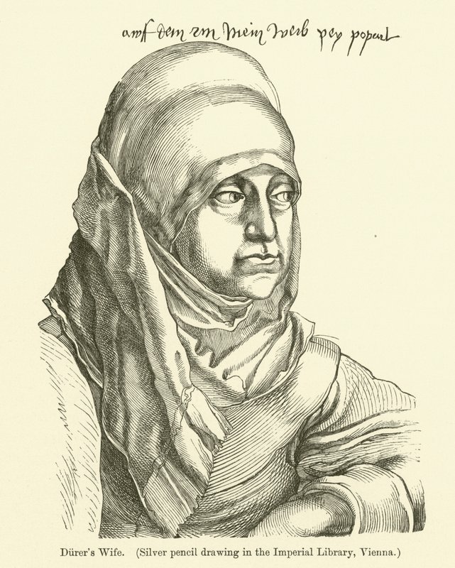 żona Albrechta Durera autorstwa Albrecht Dürer