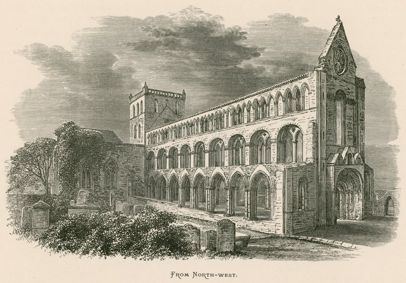 Opactwo Jedburgh, od północnego zachodu autorstwa Alexander Francis Lydon