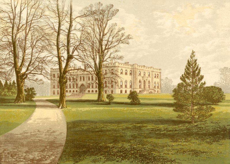 Zamek Kimbolton autorstwa Alexander Francis Lydon
