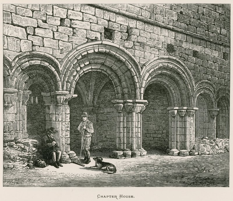 Opactwo Kirkstall, Kapitularz autorstwa Alexander Francis Lydon