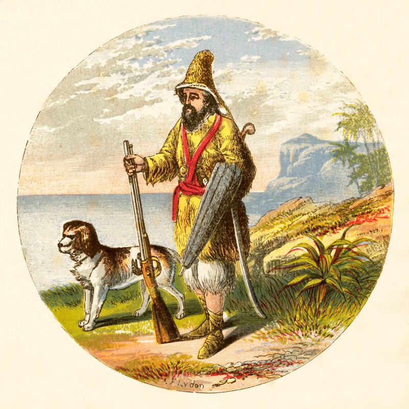 Robinson Crusoe autorstwa Alexander Francis Lydon
