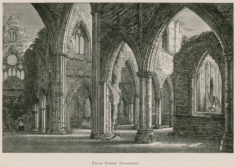 Opactwo Tintern, od południowego transeptu autorstwa Alexander Francis Lydon
