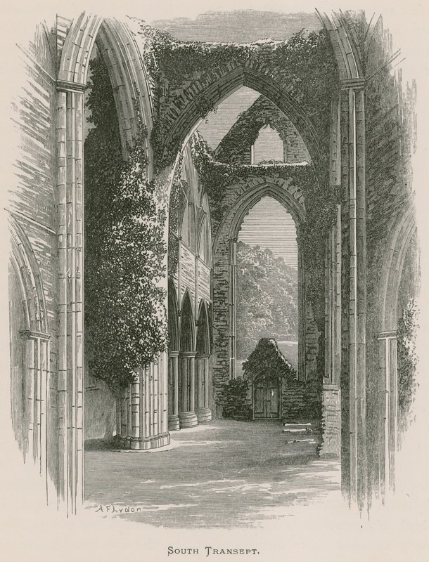 Opactwo Tintern, Południowa Transept autorstwa Alexander Francis Lydon