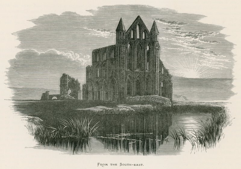 Opactwo Whitby, od południowego wschodu autorstwa Alexander Francis Lydon