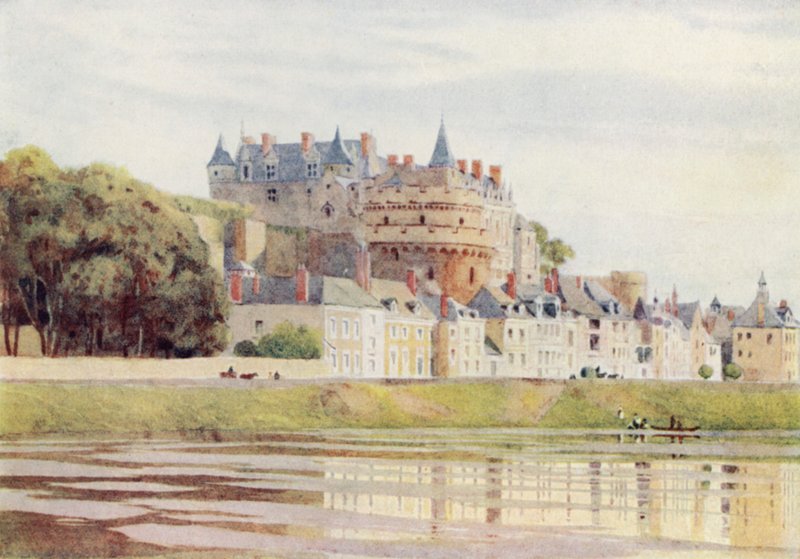 Amboise, zamek (kolor lito) autorstwa Alexander Henry Hallam Murray