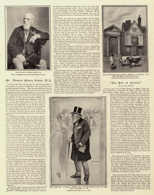 Pan Thomas Sidney Cooper, RA autorstwa Alexander Stuart Boyd