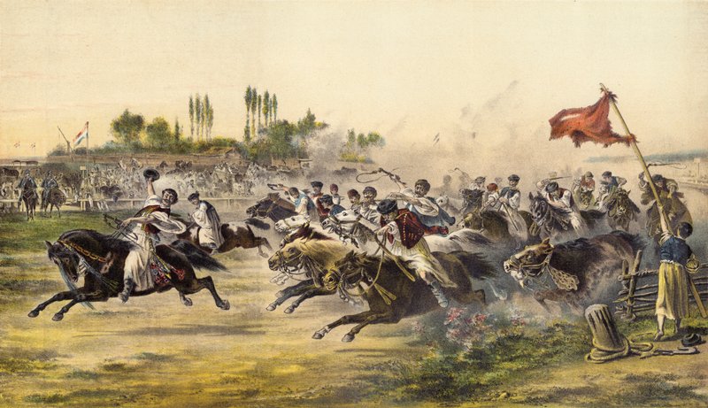 Węgierskie wakacje autorstwa Alexander von Wagner
