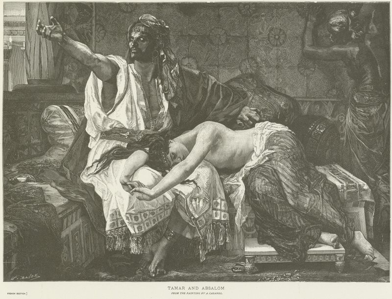Tamar i Absalom autorstwa Alexandre Cabanel