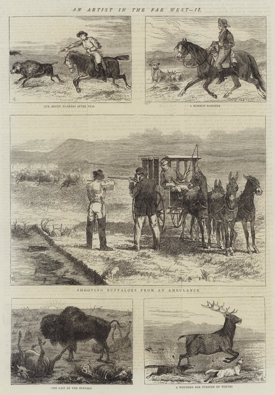 Artysta na Dalekim Zachodzie, II autorstwa Alfred Chantrey Corbould