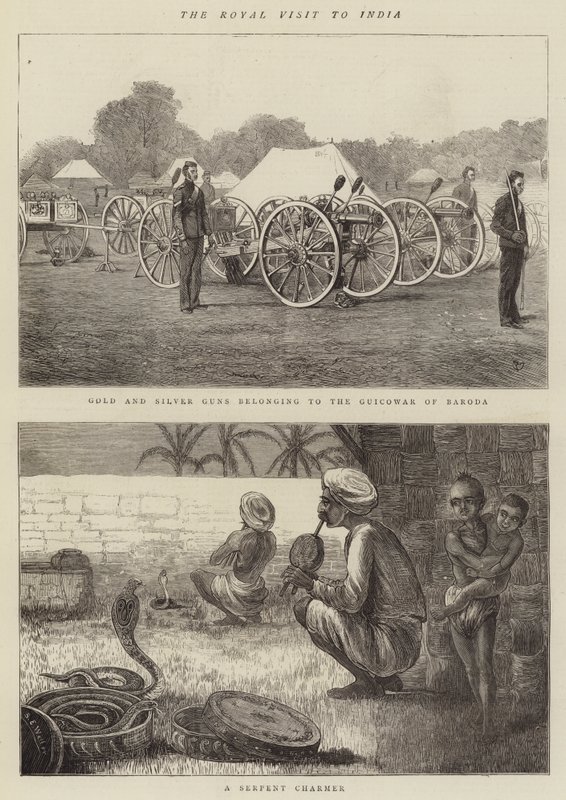 Królewska wizyta w Indiach autorstwa Alfred Chantrey Corbould