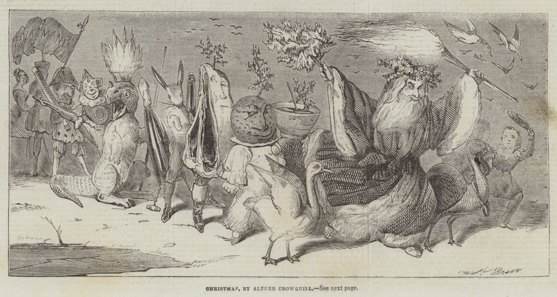 Boże Narodzenie autorstwa Alfred Crowquill