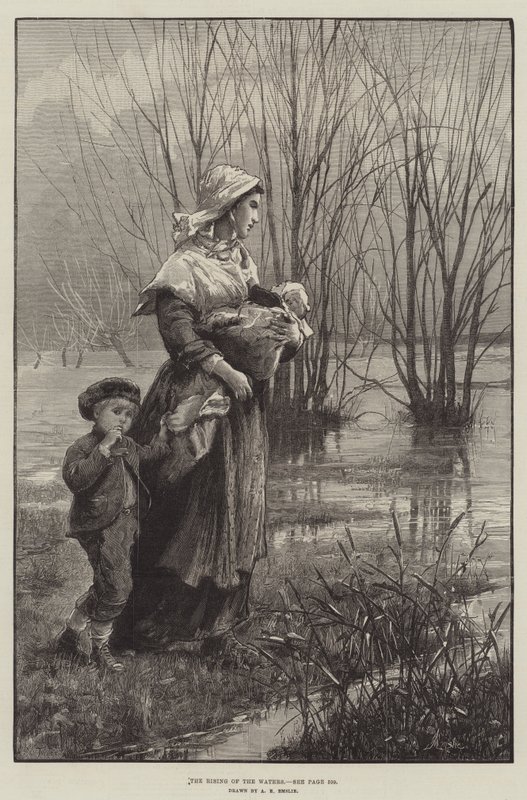 Wzrost wód autorstwa Alfred Edward Emslie