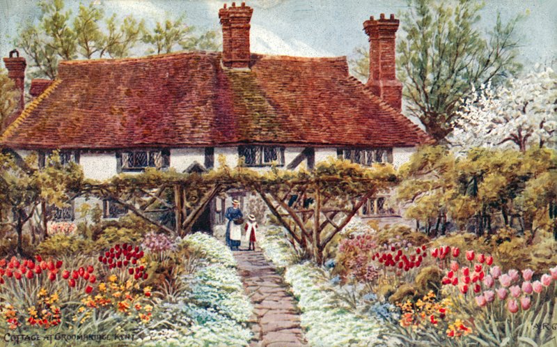 Domek w Groombridge, Kent autorstwa Alfred Robert Quinton