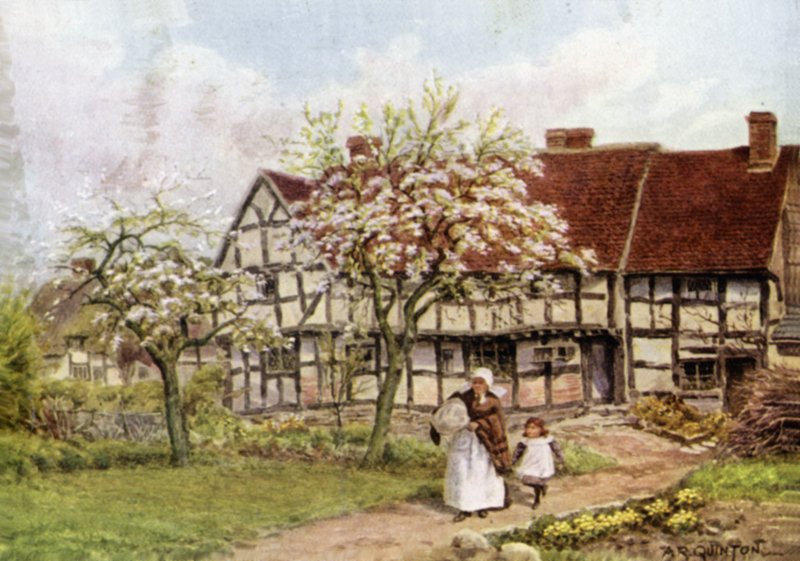 Dossington, niedaleko Stratford-on-Avon autorstwa Alfred Robert Quinton