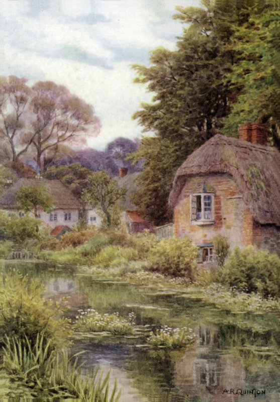 Na Avon, nad jeziorem, niedaleko Salisbury autorstwa Alfred Robert Quinton