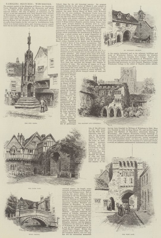 Szkice wędrówek, Winchester autorstwa Alfred Robert Quinton