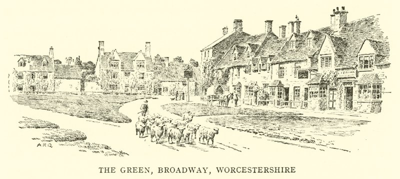 Zielony, Broadway, Worcestershire autorstwa Alfred Robert Quinton