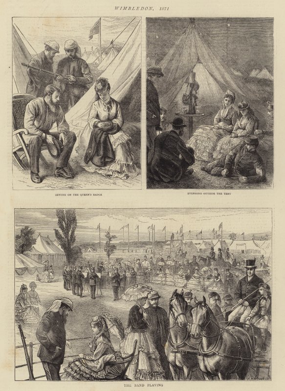 Wimbledon, 1871 autorstwa Alfred W. Cooper