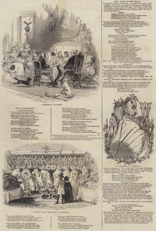 Sceny bożonarodzeniowe autorstwa Alfred Crowquill