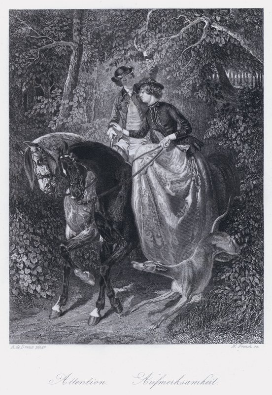 Uwaga (grawerunek) autorstwa Alfred Dedreux