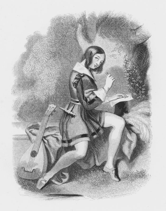 Szekspir, autorstwa Alfred Edward Chalon