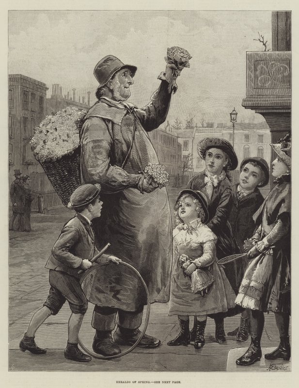 Zwiastuny wiosny autorstwa Alfred Edward Emslie