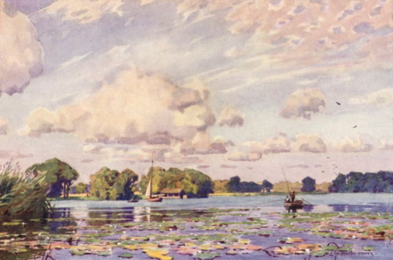 Barton Broad, Norfolk autorstwa Alfred Heaton Cooper