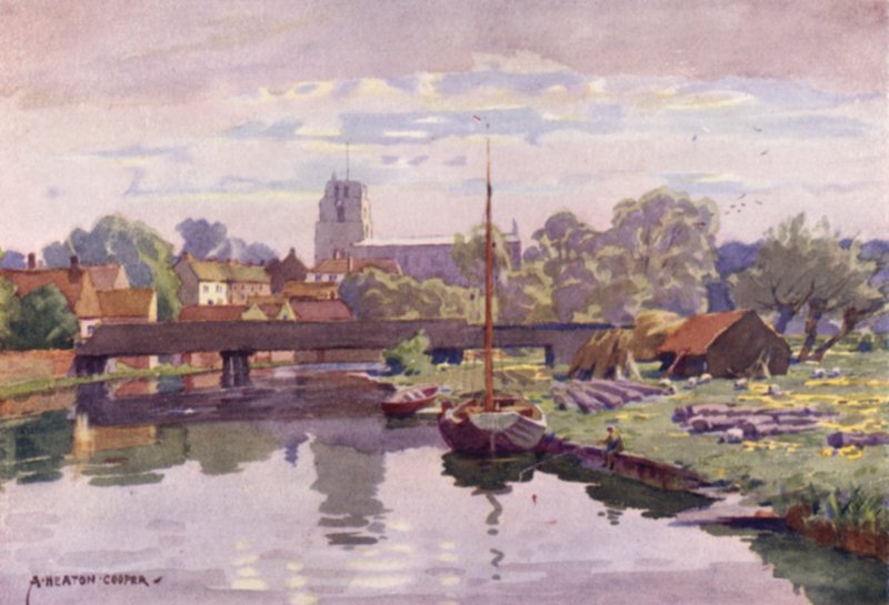 Beccles, na Waveney, Suffolk autorstwa Alfred Heaton Cooper