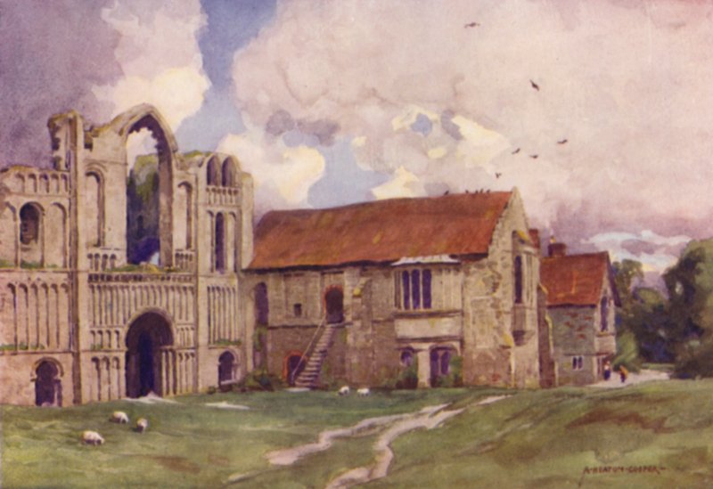Klasztor Castleacre, Norfolk autorstwa Alfred Heaton Cooper
