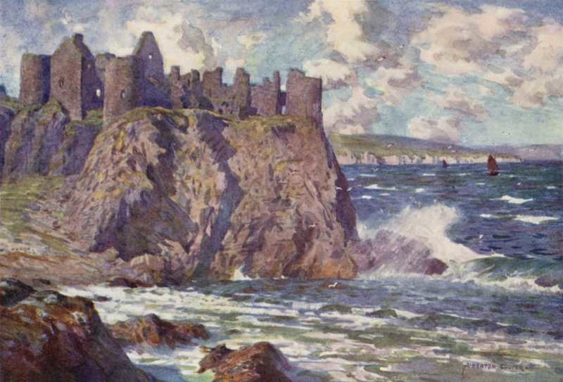 Zamek Dunluce, Grobla Olbrzymów autorstwa Alfred Heaton Cooper