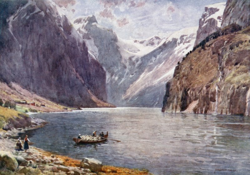 Fiord Naero autorstwa Alfred Heaton Cooper