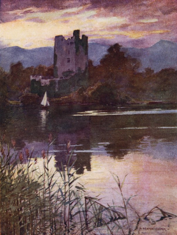 Zamek Ross, Killarney autorstwa Alfred Heaton Cooper