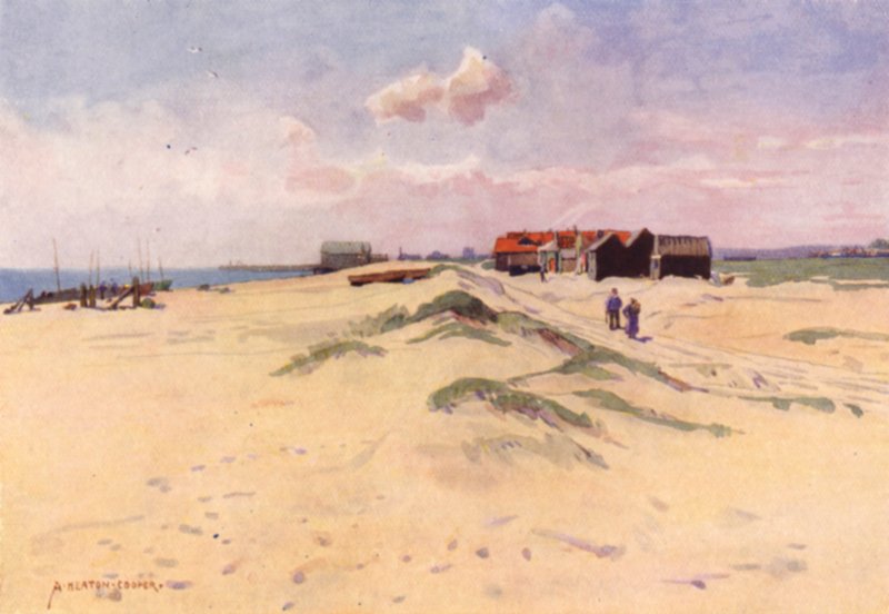 Plaża Southwold, Suffolk autorstwa Alfred Heaton Cooper
