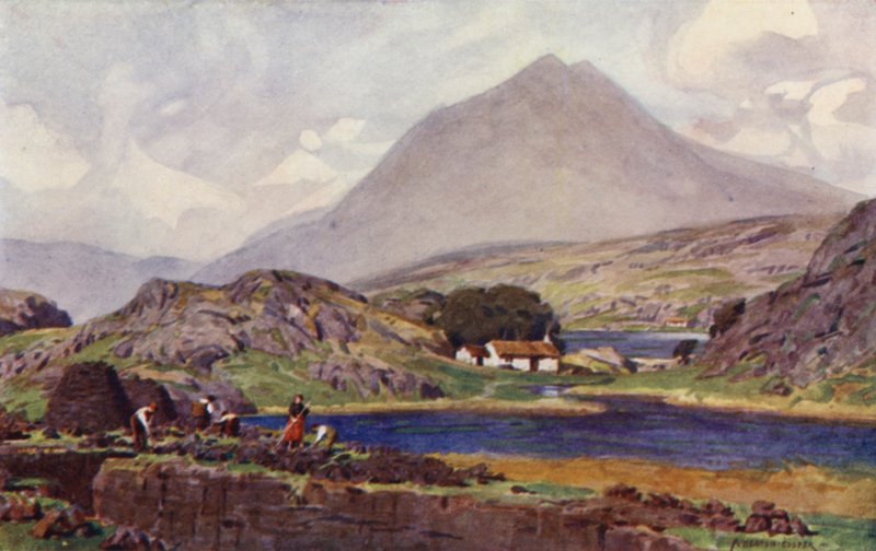 Zbieracze darni, Connemara autorstwa Alfred Heaton Cooper