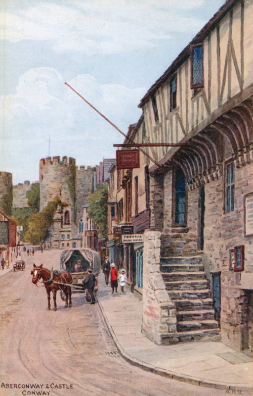Aberconway i zamek, Conway autorstwa Alfred Robert Quinton
