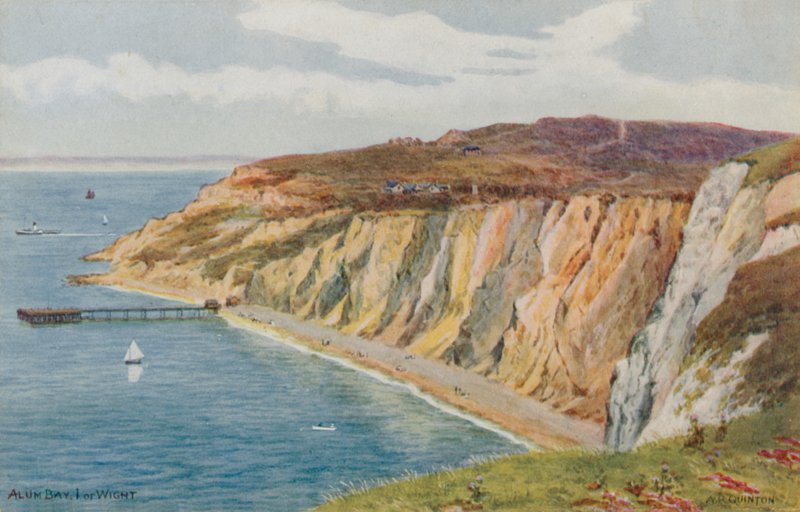 Alum Bay, I Wight autorstwa Alfred Robert Quinton