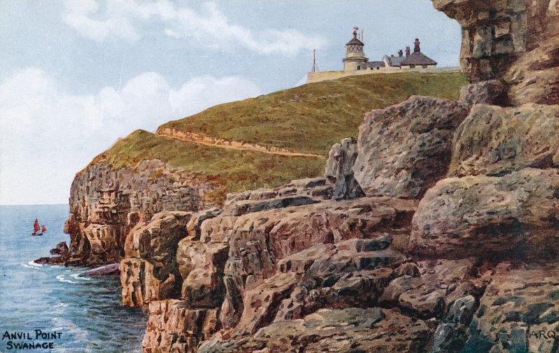 Punkt kowadła, Swanage autorstwa Alfred Robert Quinton