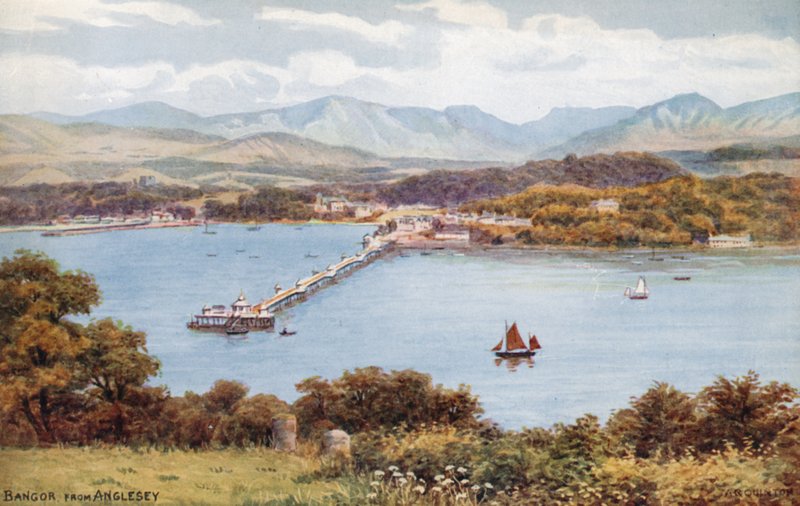 Bangor, z Anglesey autorstwa Alfred Robert Quinton