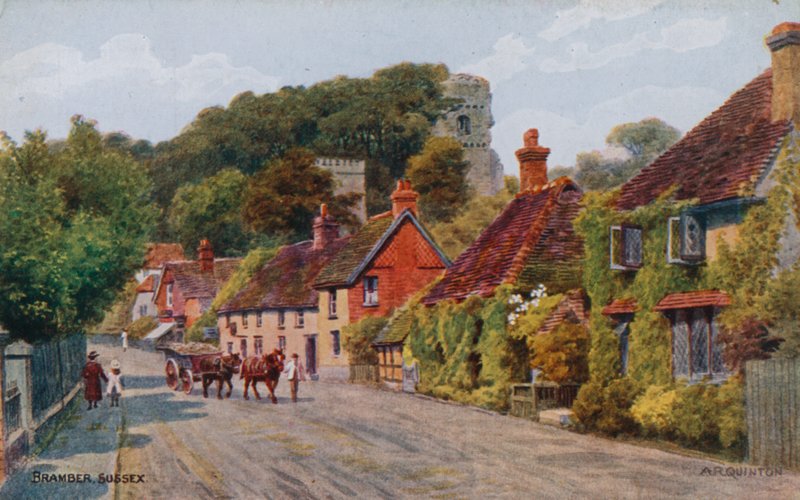 Bramber, Sussex autorstwa Alfred Robert Quinton