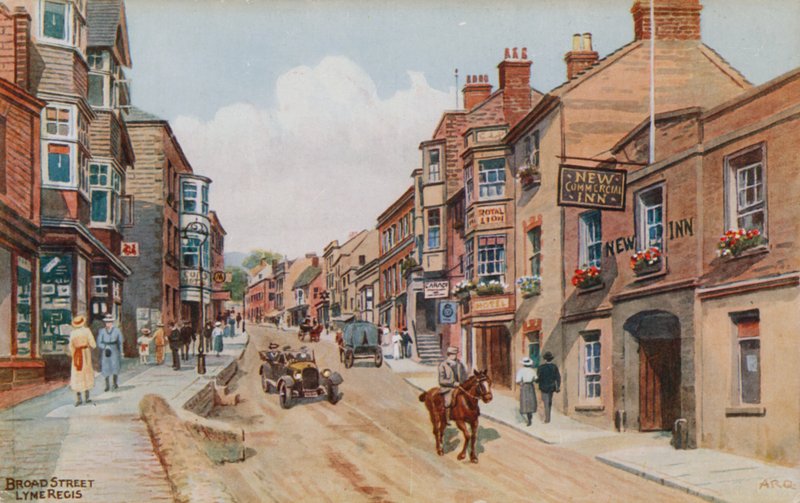 Broad Street, Lyme Regis autorstwa Alfred Robert Quinton