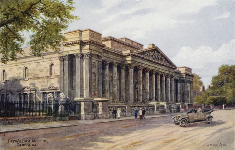 Cambridge: Muzeum Fitzwilliam (kolor lito) autorstwa Alfred Robert Quinton