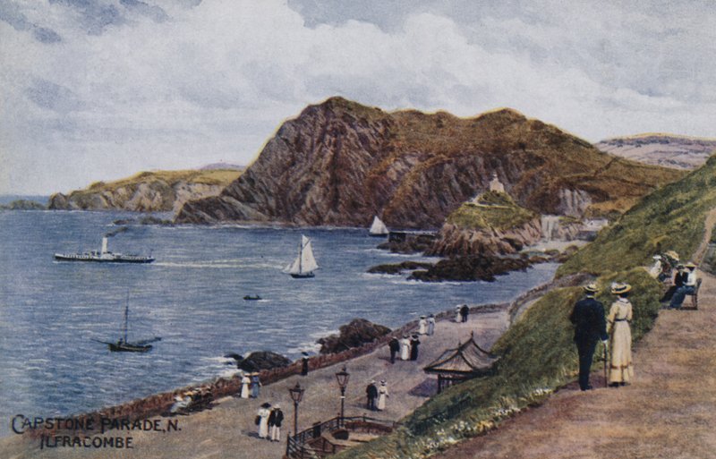 Parada Capstone, Ilfracombe autorstwa Alfred Robert Quinton