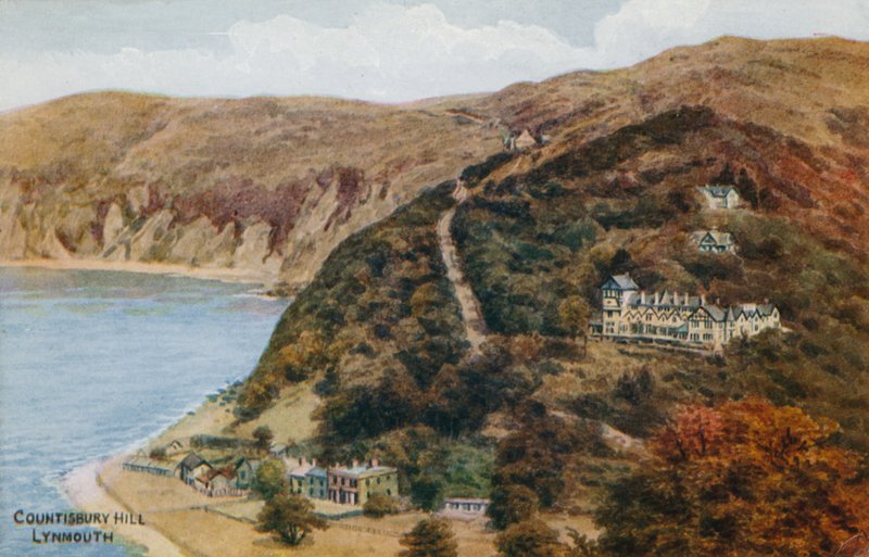 Countisbury Hill, Lynmouth autorstwa Alfred Robert Quinton