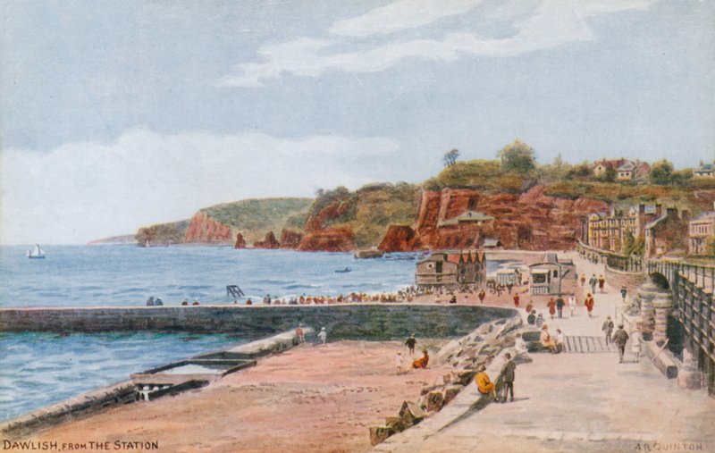 Dawlish, ze stacji autorstwa Alfred Robert Quinton