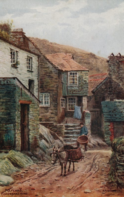 Dom Rybaka, Polperro autorstwa Alfred Robert Quinton