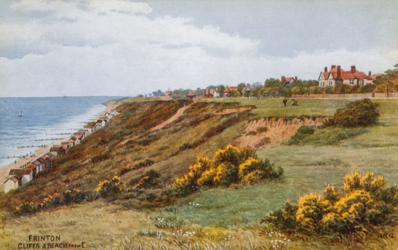 Frinton, klify i plaża z E autorstwa Alfred Robert Quinton